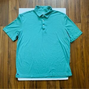 UNTUCKit Stripped Cotton Men’s Polo Size XL